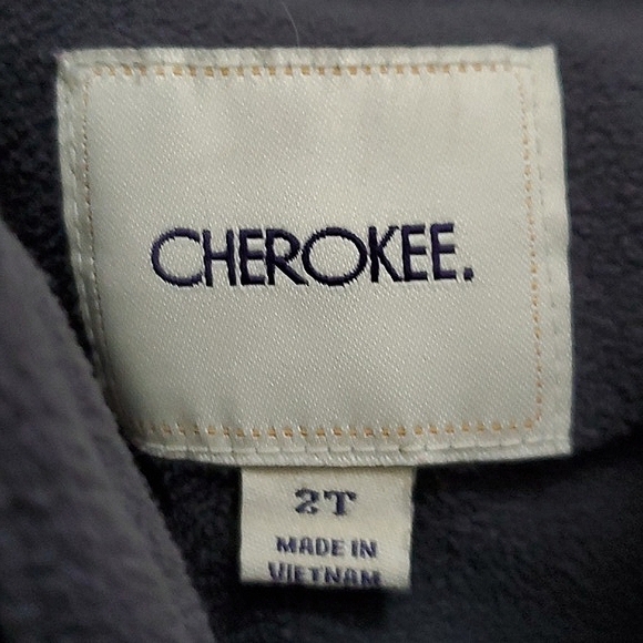 Cherokee Boys Warm Winter Jacket with Black and Red Horizontal Stripes Size 2T - Picture 2 of 14